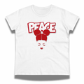 Vintage-Sealed The Hottest Rawest Sneakers & Apparel Clothing Store Around Online. Women's Peace 3D Graphic T-Shirt | Cotton Fashion Tee [RED] US Sizes [S-2XL].