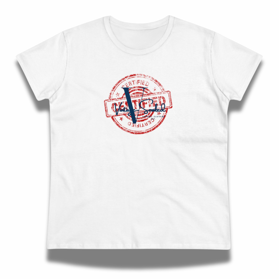 Vintage-Sealed The Hottest Rawest Sneakers & Apparel Clothing Store Around Online. Vintage-Sealed Certified Women’s T-Shirt | Short Sleeve 100% Cotton Graphic Tee | Brand New Fashion Top [White] US Size [S-2XL].