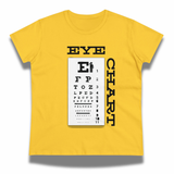 Vintage-Sealed The Hottest Rawest Sneakers & Apparel Clothing Store Around Online. EYE CHART Women's Graphic T-Shirt | Short Sleeve Tee | Brand New Fashion [Yellow] US Sizes [S-2XL].